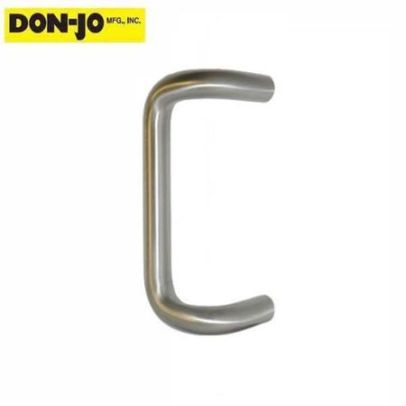 DON-JO Don-Jo: Offset Door Round Pull 12" CTC Satin Aluminum DNJ-1152-628